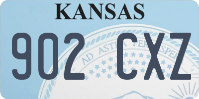 KS license plate 902CXZ