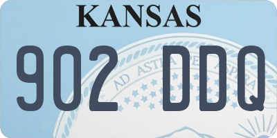 KS license plate 902DDQ