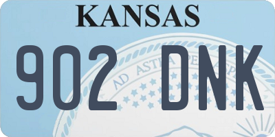KS license plate 902DNK