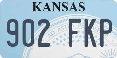 KS license plate 902FKP