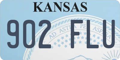 KS license plate 902FLU