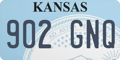 KS license plate 902GNQ