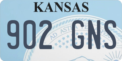 KS license plate 902GNS