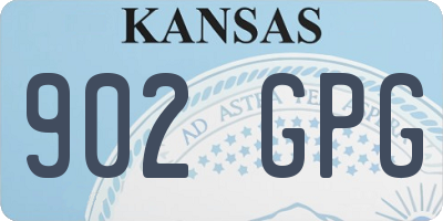 KS license plate 902GPG