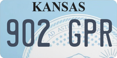 KS license plate 902GPR