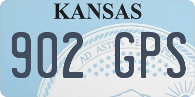 KS license plate 902GPS