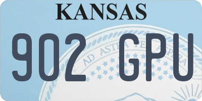 KS license plate 902GPU