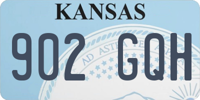 KS license plate 902GQH