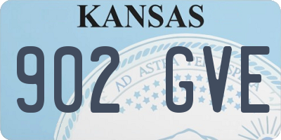 KS license plate 902GVE