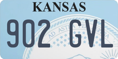 KS license plate 902GVL