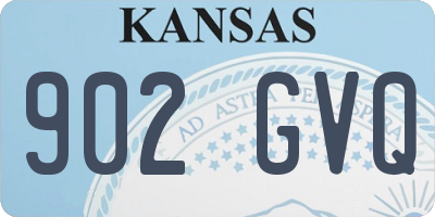 KS license plate 902GVQ