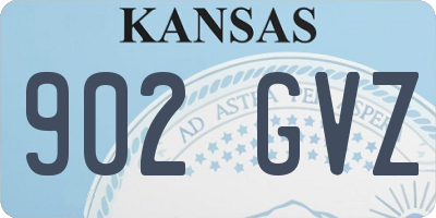KS license plate 902GVZ