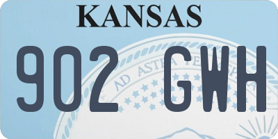 KS license plate 902GWH
