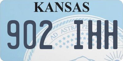 KS license plate 902IHH