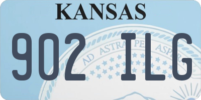 KS license plate 902ILG