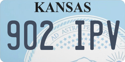 KS license plate 902IPV