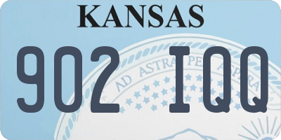 KS license plate 902IQQ