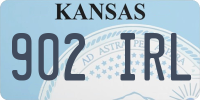 KS license plate 902IRL