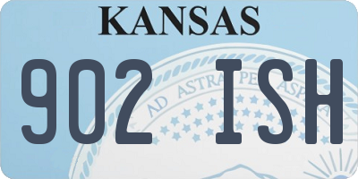 KS license plate 902ISH