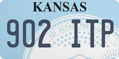 KS license plate 902ITP