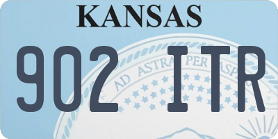 KS license plate 902ITR