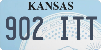 KS license plate 902ITT