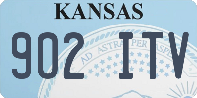 KS license plate 902ITV