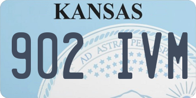 KS license plate 902IVM