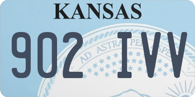 KS license plate 902IVV