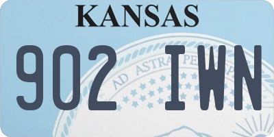 KS license plate 902IWN