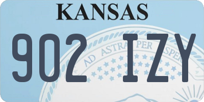 KS license plate 902IZY