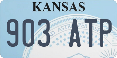 KS license plate 903ATP