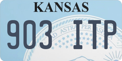 KS license plate 903ITP