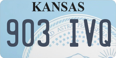 KS license plate 903IVQ