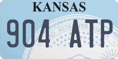 KS license plate 904ATP