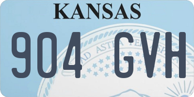 KS license plate 904GVH
