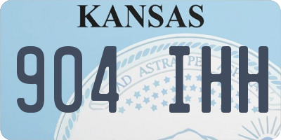 KS license plate 904IHH