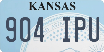 KS license plate 904IPU