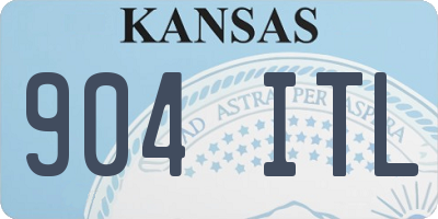 KS license plate 904ITL
