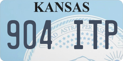 KS license plate 904ITP