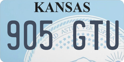KS license plate 905GTU