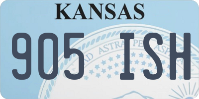 KS license plate 905ISH