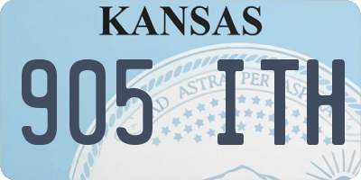 KS license plate 905ITH