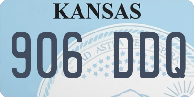 KS license plate 906DDQ