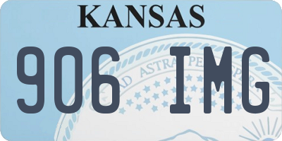 KS license plate 906IMG