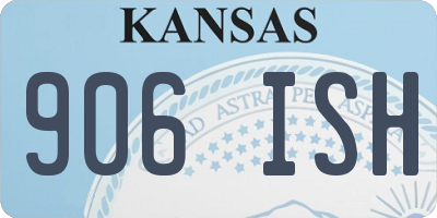 KS license plate 906ISH
