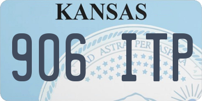 KS license plate 906ITP