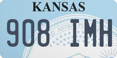KS license plate 908IMH