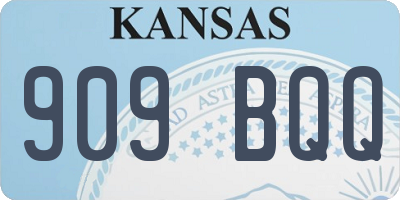 KS license plate 909BQQ