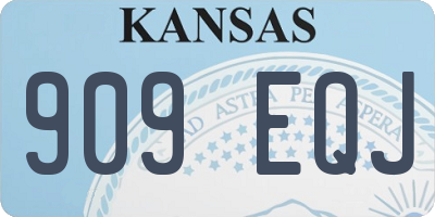 KS license plate 909EQJ